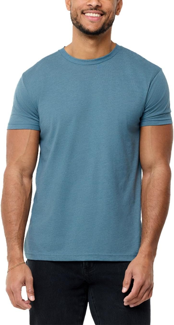 Soft Fitted Short Sleeve Crew Neck T-Shirt