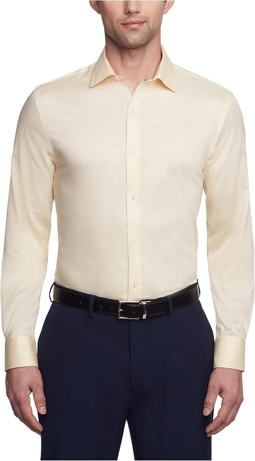 Slim Fit Stretch Twill Dress Shirt