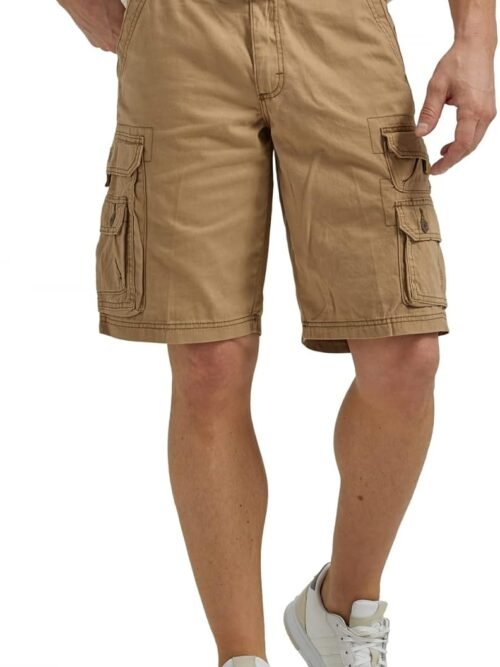 Belted Dungaree Cargo Shorts Big Tall
