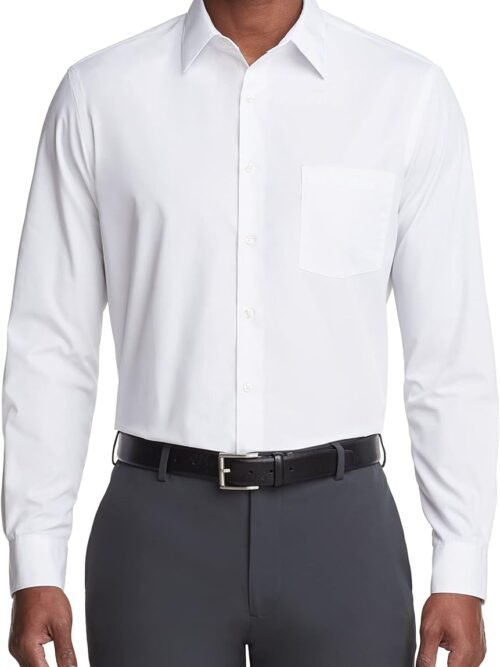 Regular Fit Poplin Solid Dress Shirt