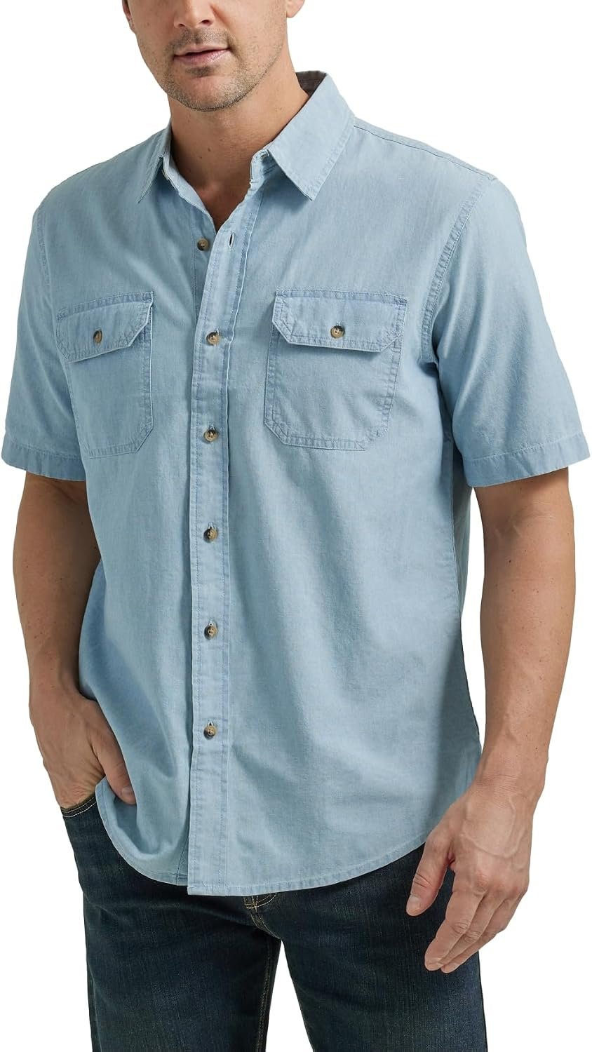 Short Sleeve Classic Woven Shirt