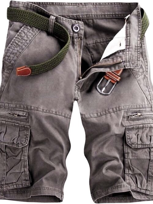 Cotton Multi Pocket Casual Shorts