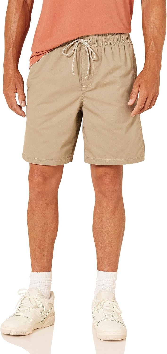 8-Inch Relaxed Fit Drawstring Walk Shorts