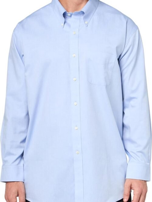 Non-Iron Pinpoint Regular Dress Shirt