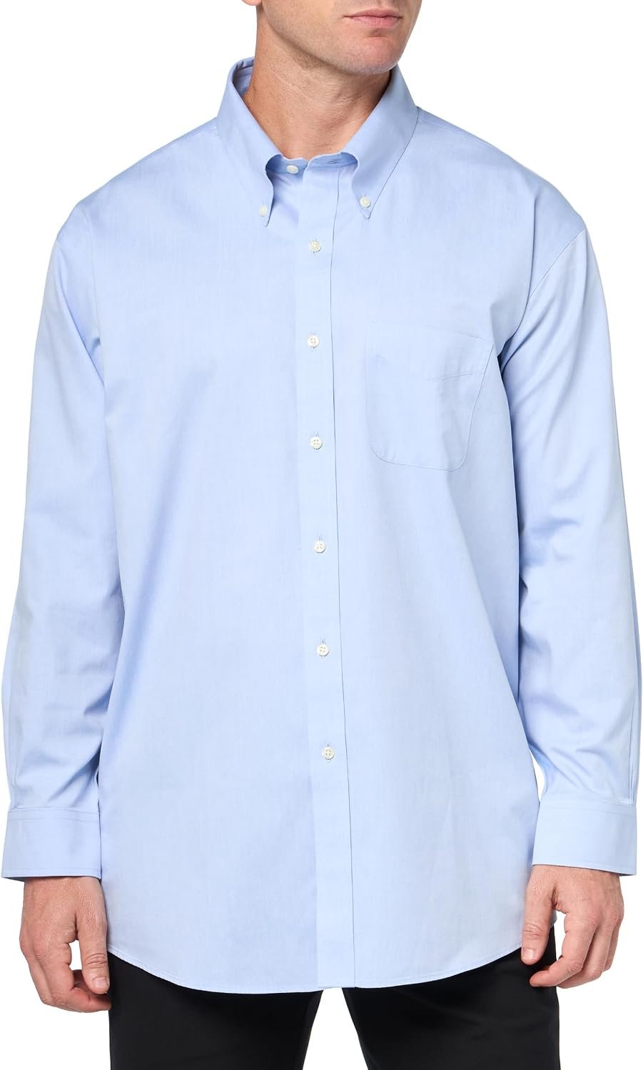 Non-Iron Pinpoint Regular Dress Shirt