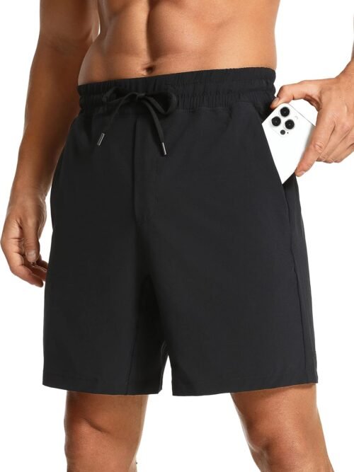 7-Inch Linerless Quick Dry Workout Shorts with Pockets