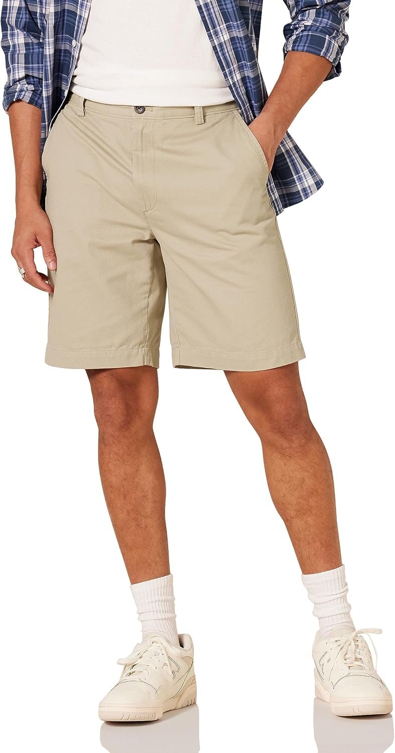 Classic Fit 9-Inch Chino Shorts