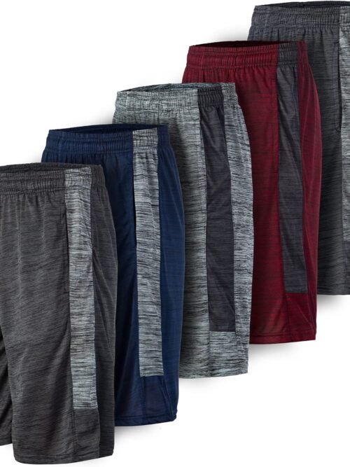 5-Pack Dry-Fit Active Performance Shorts