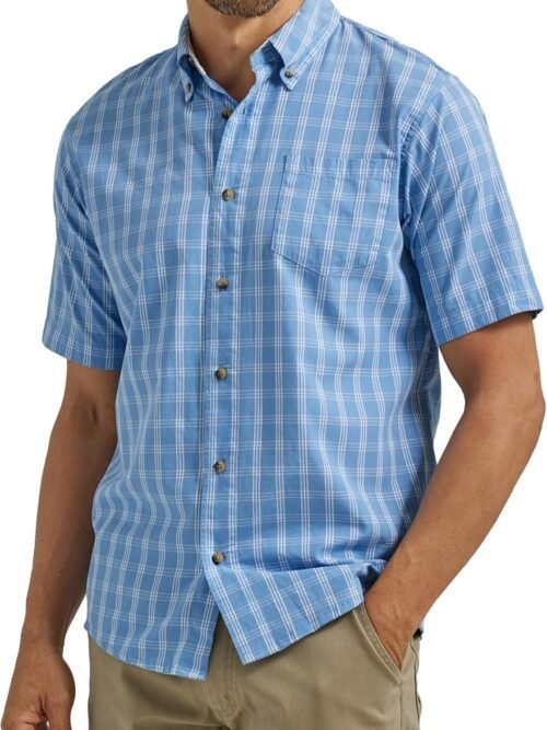 Short Sleeve Classic Plaid Shirt