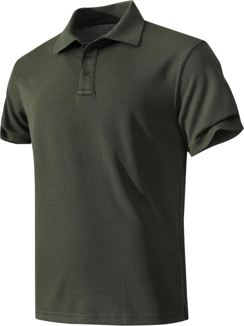 Quick-Dry Short Sleeve Collared Performance Shirt